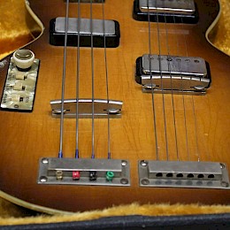 1960s Höfner Doubleneck guitar bridge made in germany 4