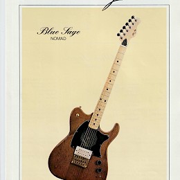 1985 Melody full line guitar bass folded brochure 11
