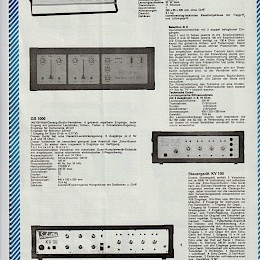 1972 Schaller Electronic Gesangs- und Orchester- Geräte programm catalog 4