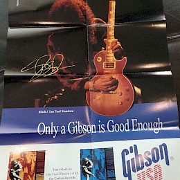 Gibson guitar & bass catalog poster lot - 8 pieces! e