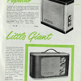 Selmer amplifier & P.A. Accessoiries catalog 1961 made in UK 2